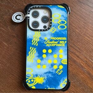 Casetify Blue Radical Self Acceptance iPhone 14 Pro Case